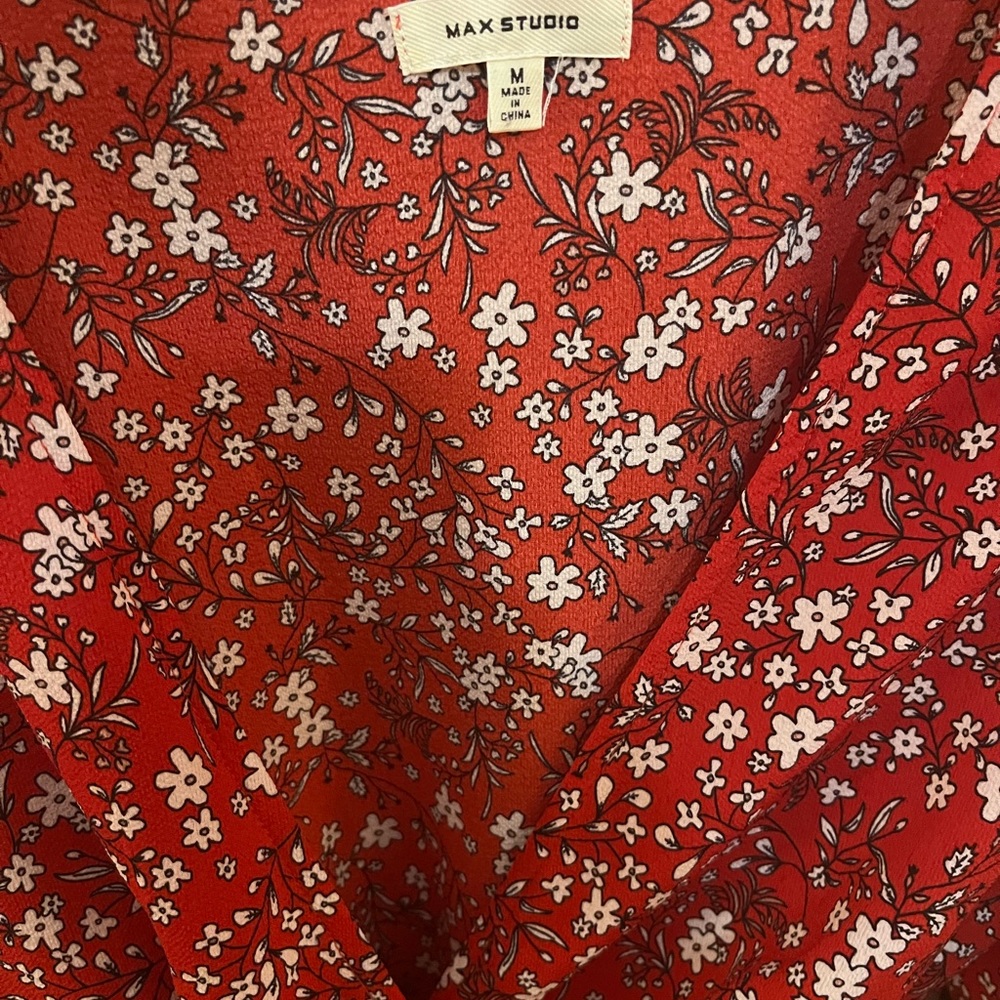 Flutter sleeve wrap dress, M - Picture 4 of 4